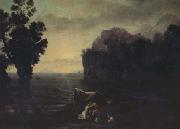 Claude Lorrain, Coast Scene with Acis and Galatea (mk17)